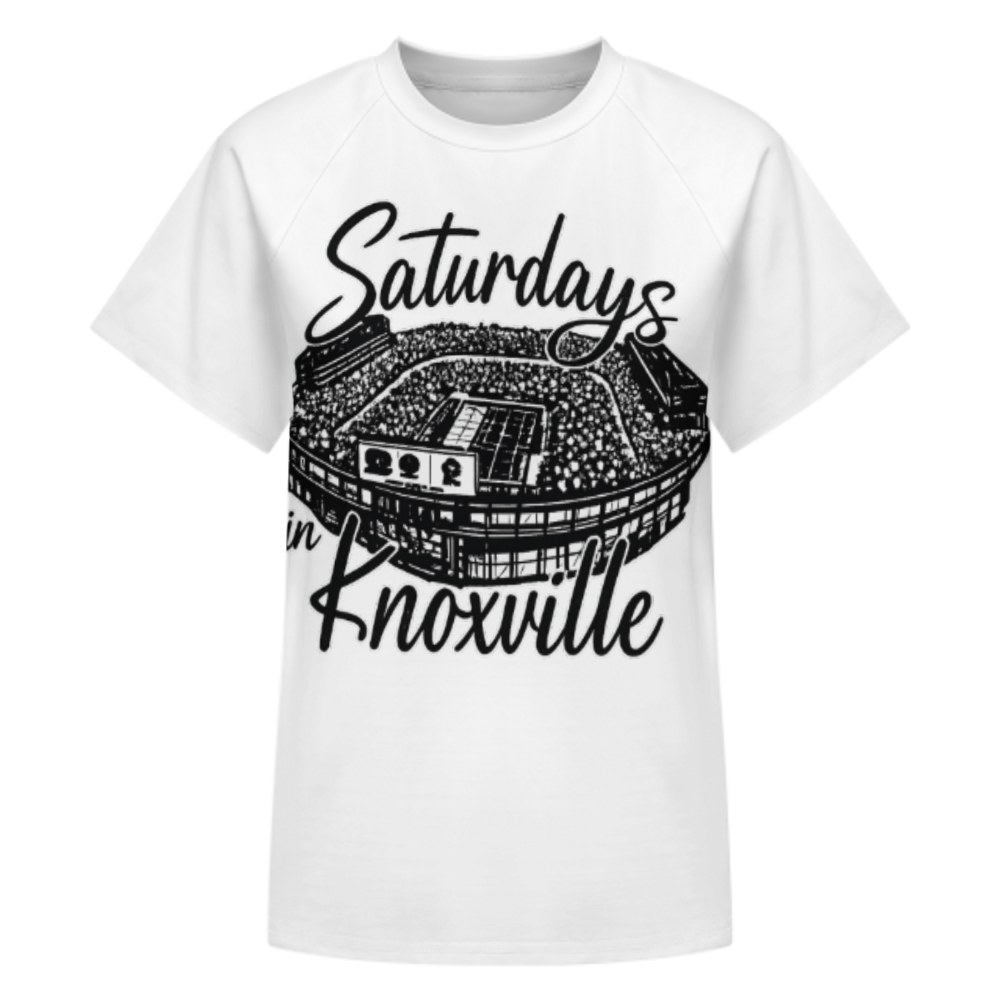 Saturdays in Knoxville Stadium Graphic T-Shirt | College Football Game Day Fan Tee(z905)