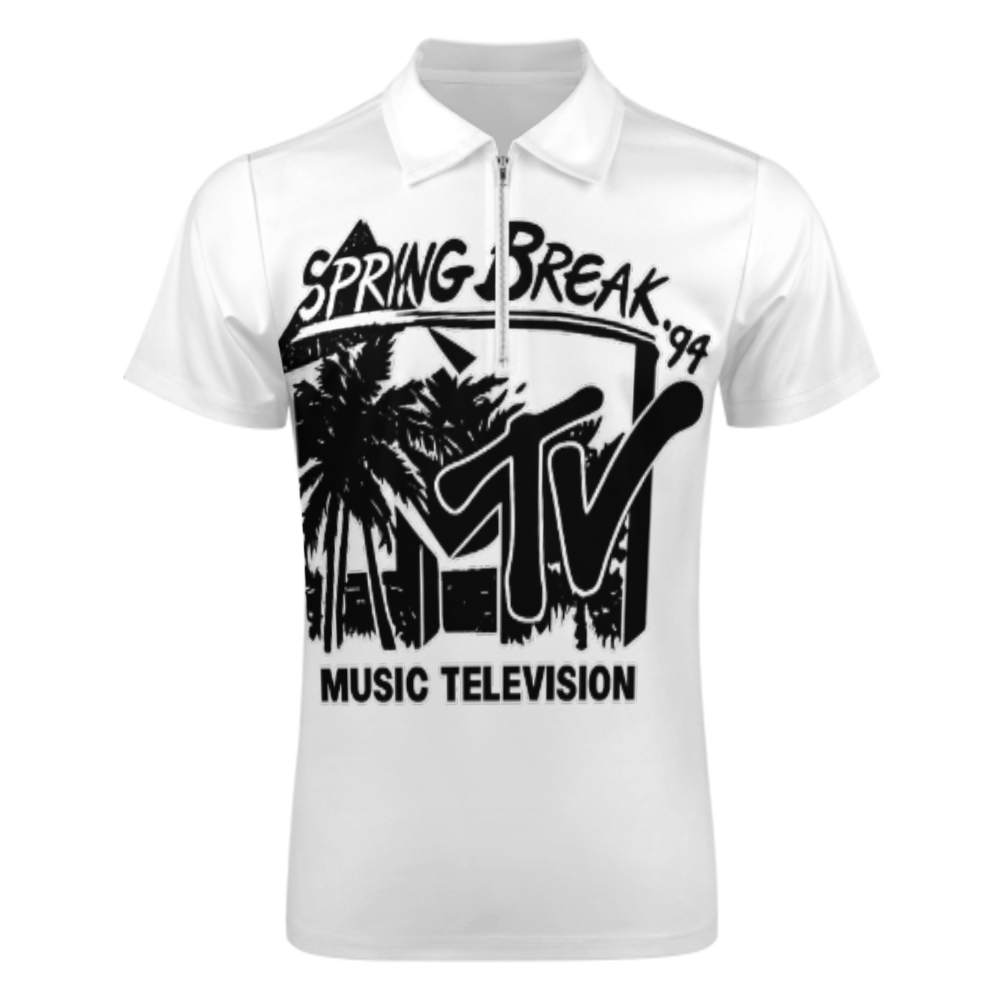 Spring Break '94 Retro Beach Party Graphic Tee | Vintage 90s Music Television Inspired Shirt | Summer Vacation Streetwear(z912)