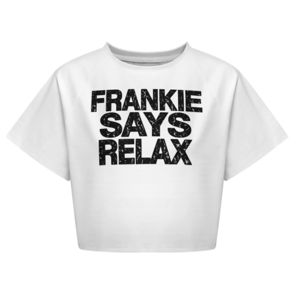 Frankie Says Relax Vintage Distressed Graphic T-Shirt | Retro 80s Inspired Statement Tee(z896)