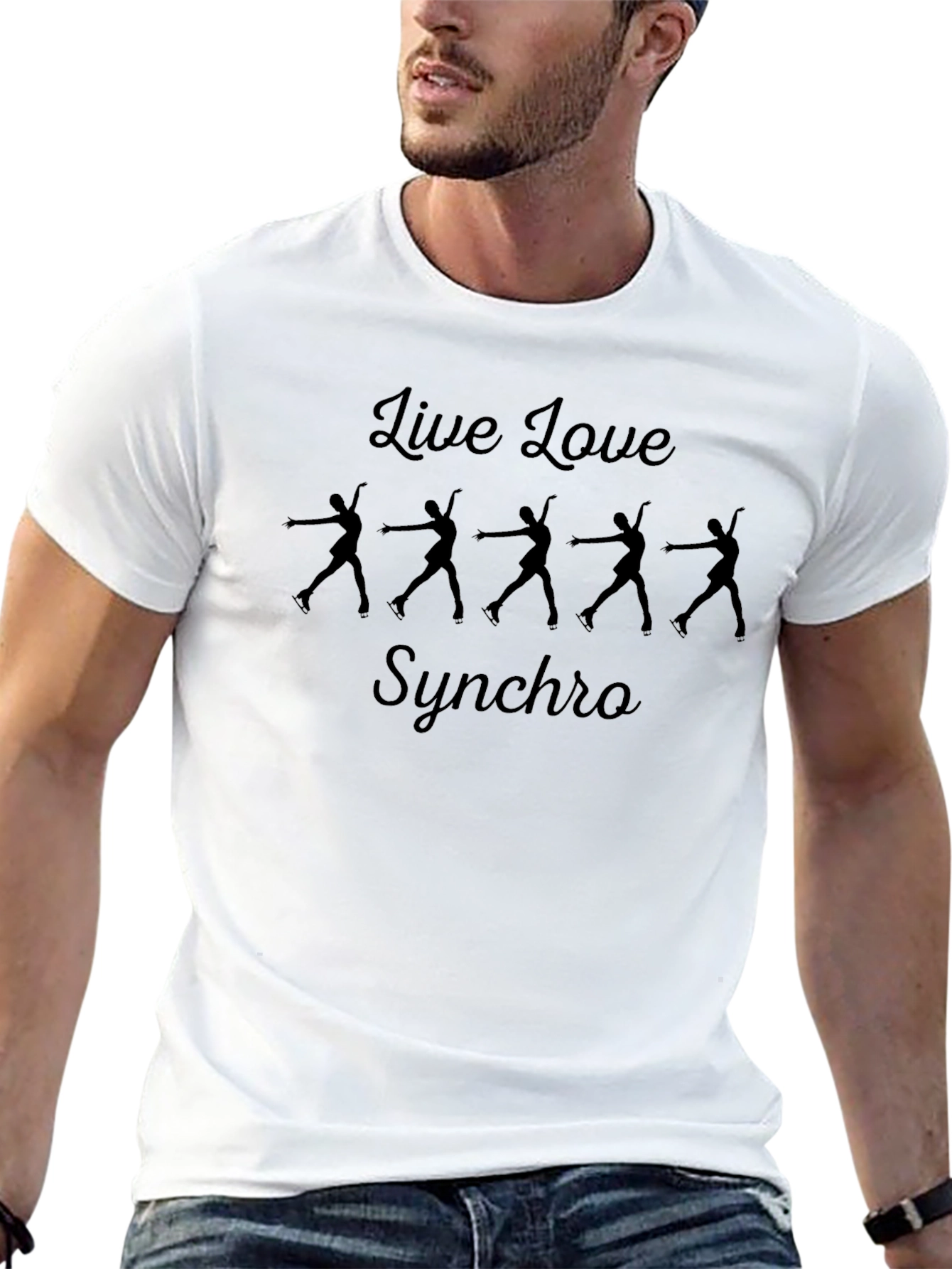 Live Love Synchro Black T-Shirt