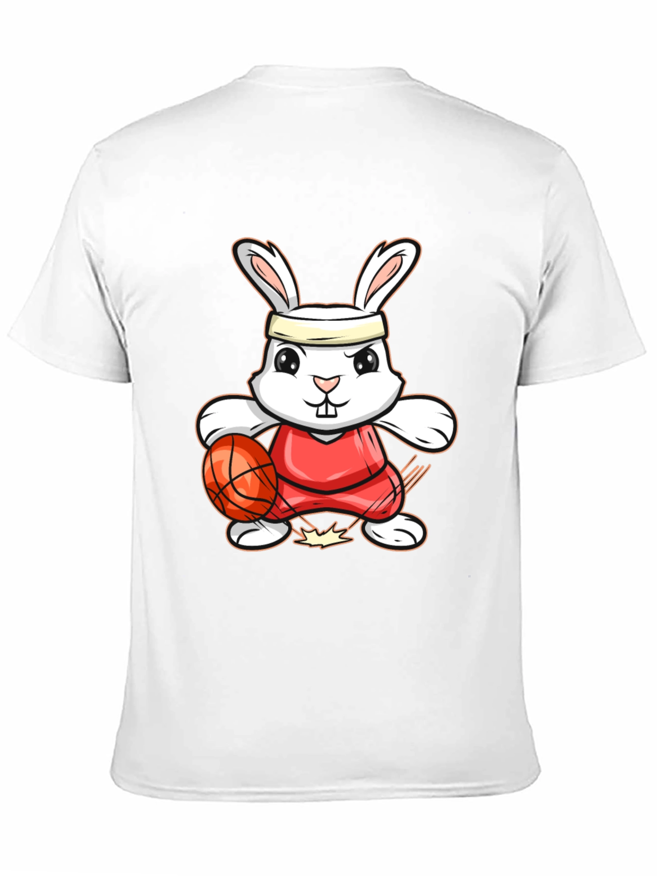 Bunny Basketball Player Graphic Tee