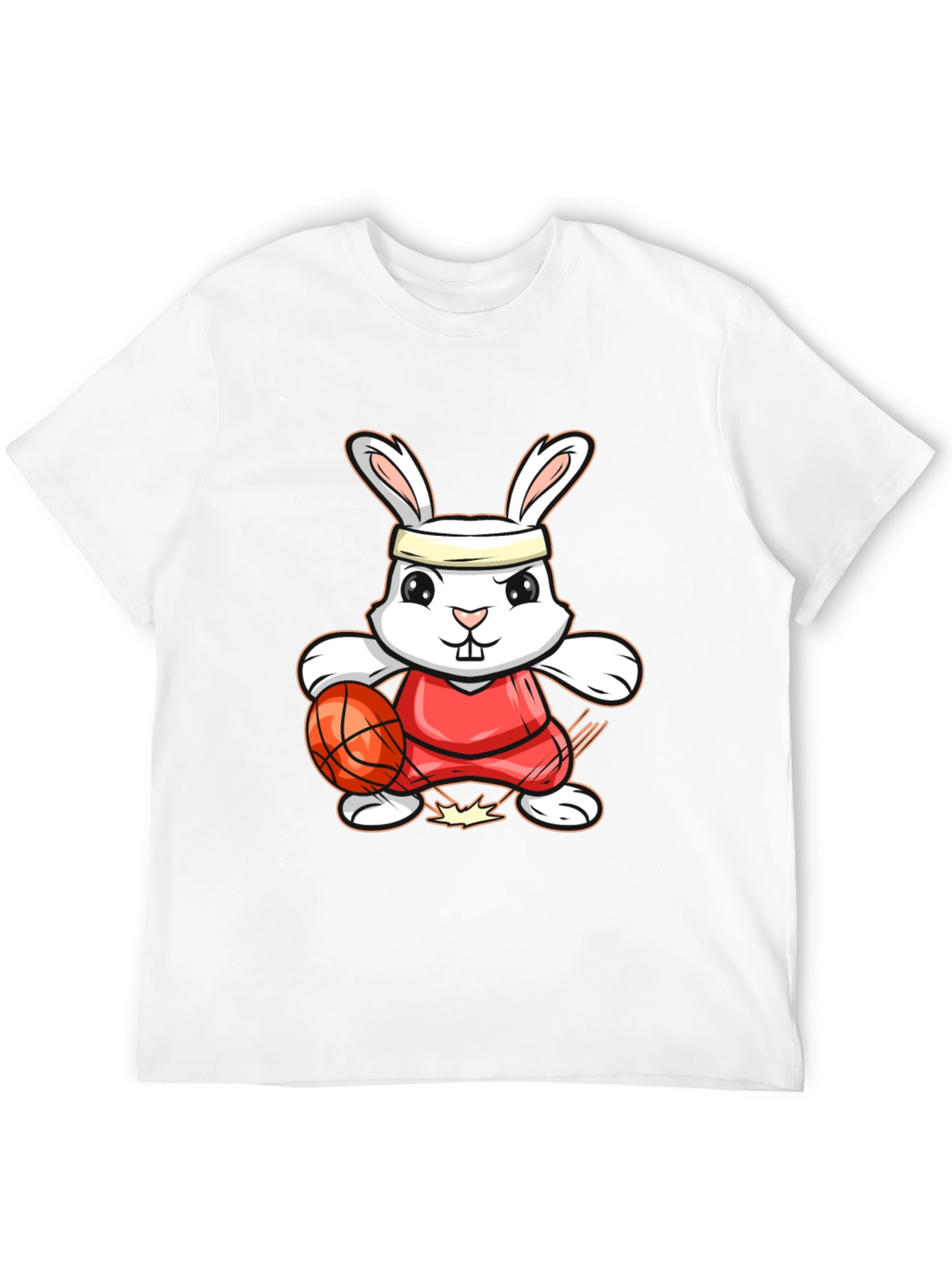 Bunny Basketball Player Graphic Tee