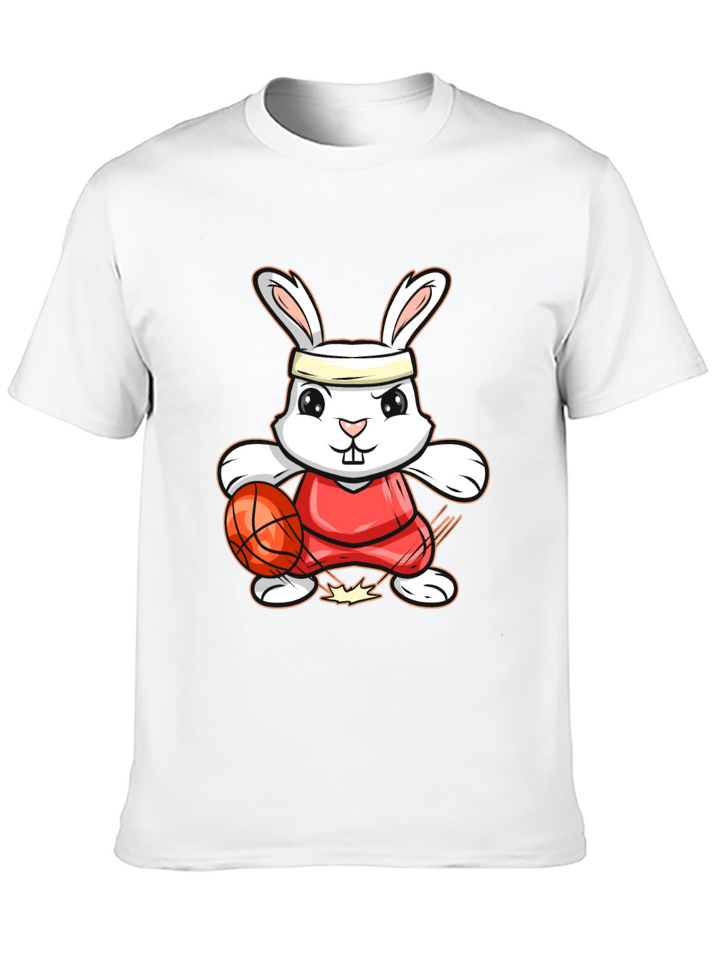 Bunny Basketball Player Graphic Tee