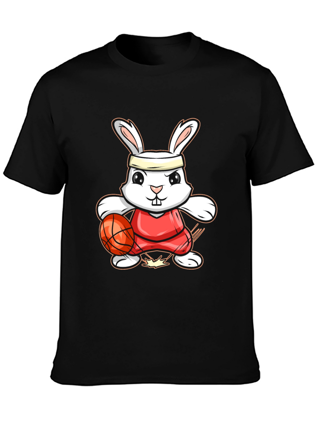 Bunny Basketball Player Graphic Tee