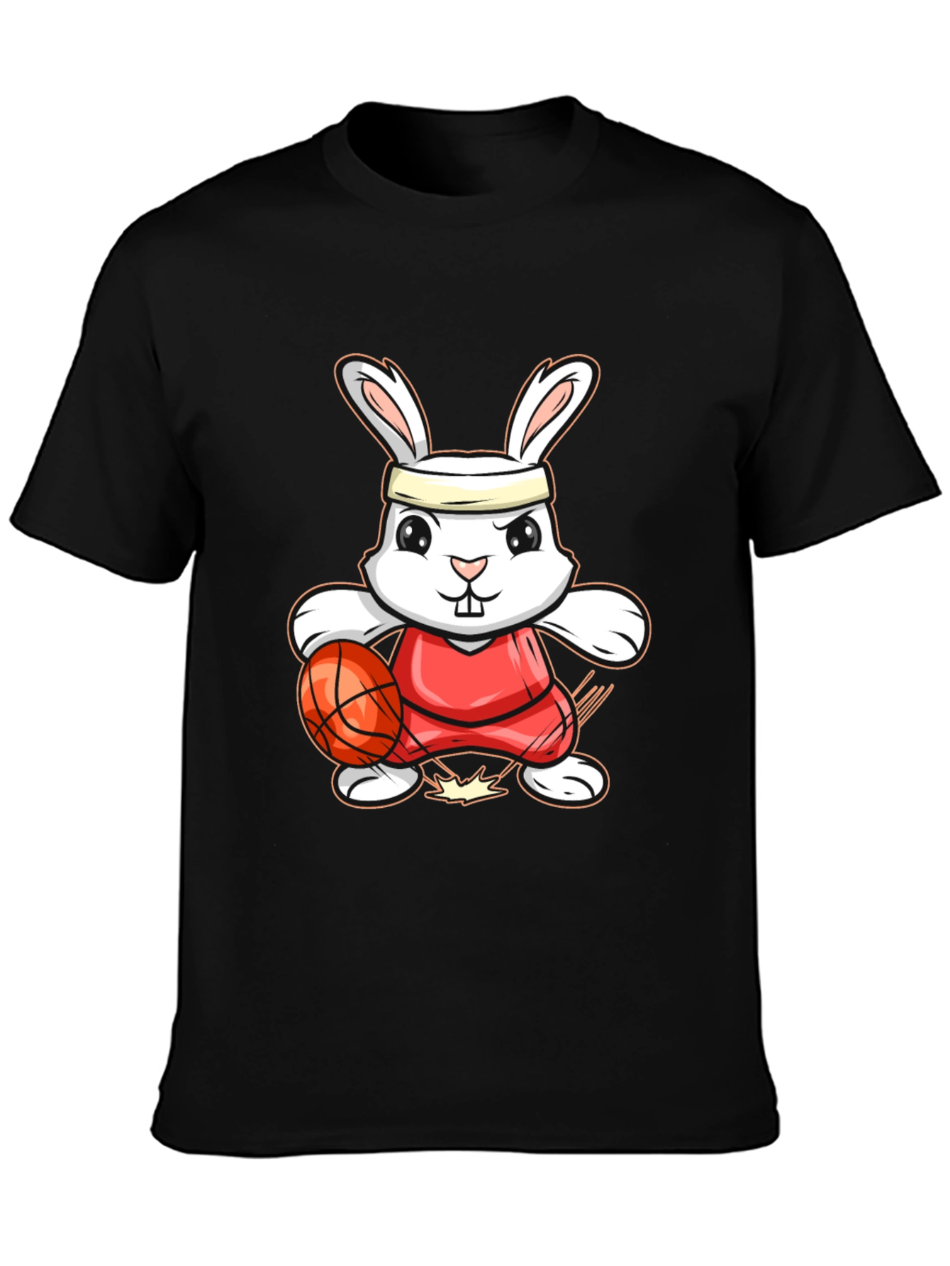 Bunny Basketball Player Graphic Tee