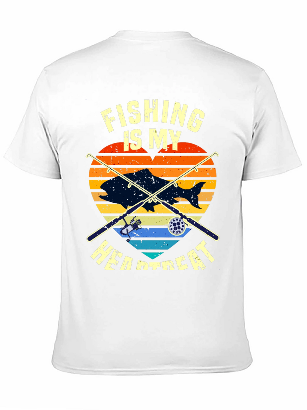 Fishing Heartbeat T-Shirt