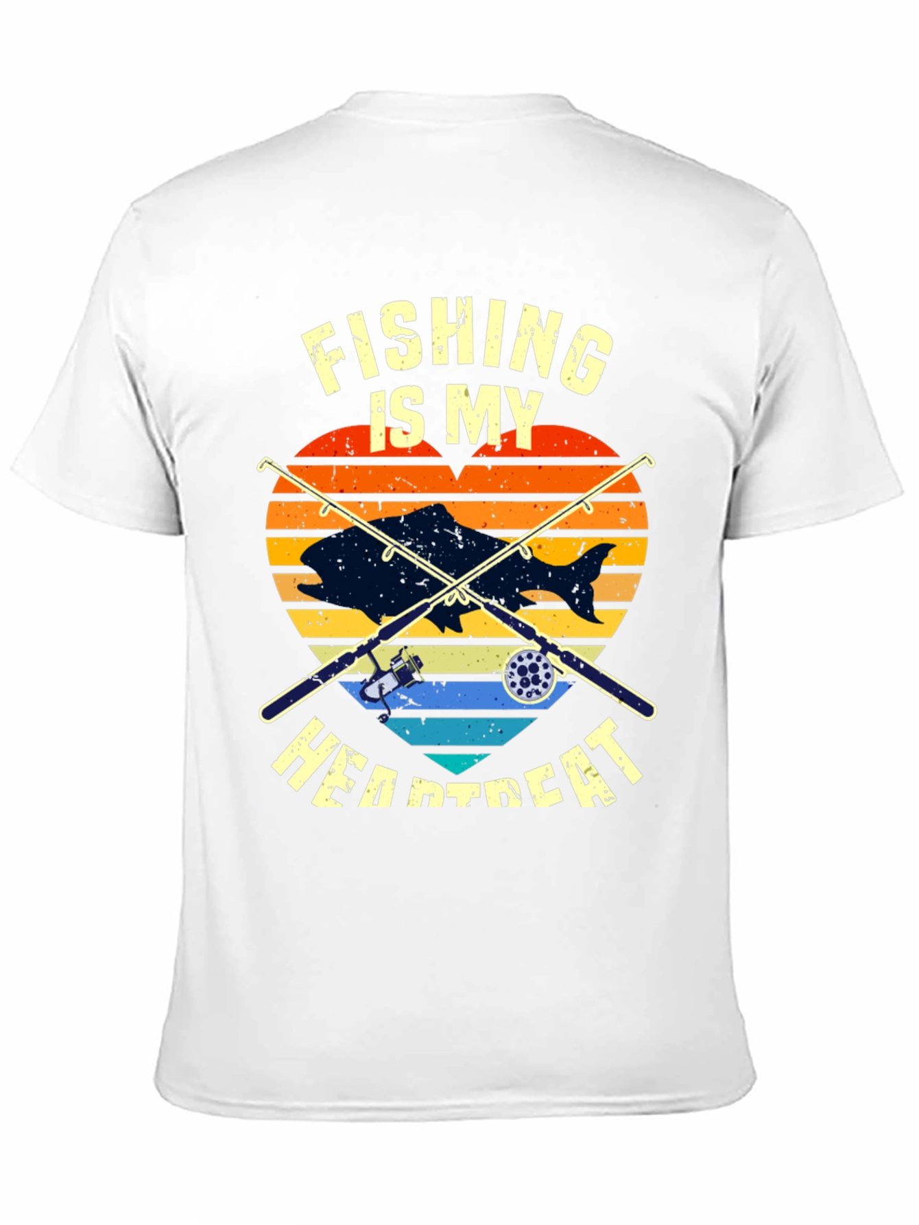 Fishing Heartbeat T-Shirt