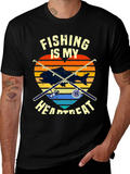 Fishing Heartbeat T-Shirt