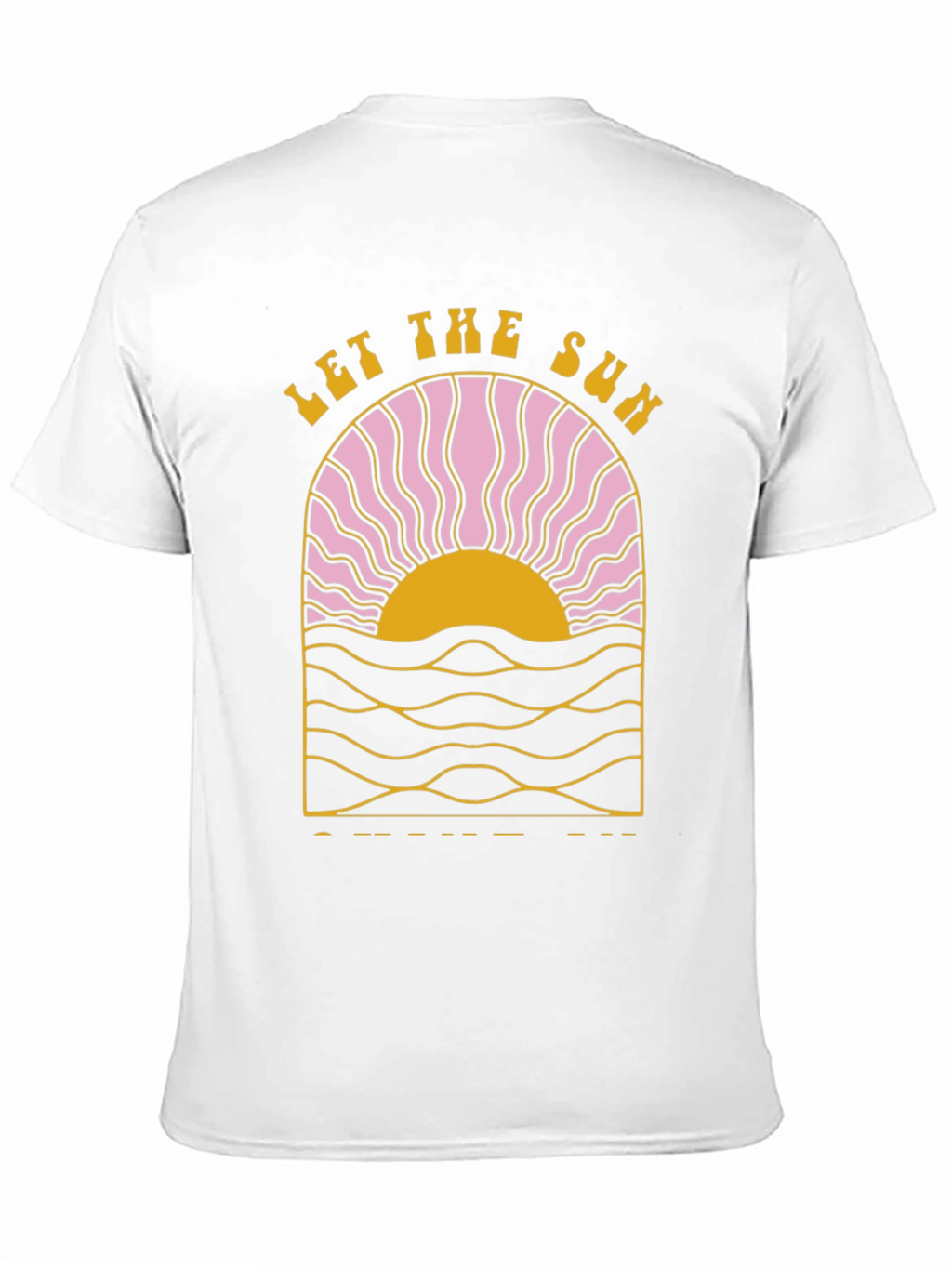 Let The Sun T-Shirt Black Graphic Tee