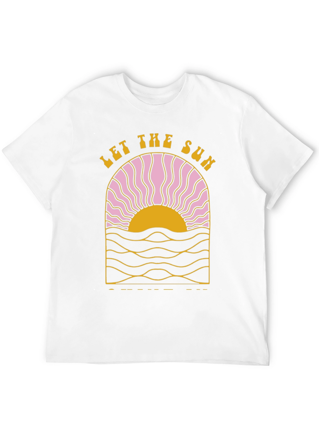 Let The Sun T-Shirt Black Graphic Tee