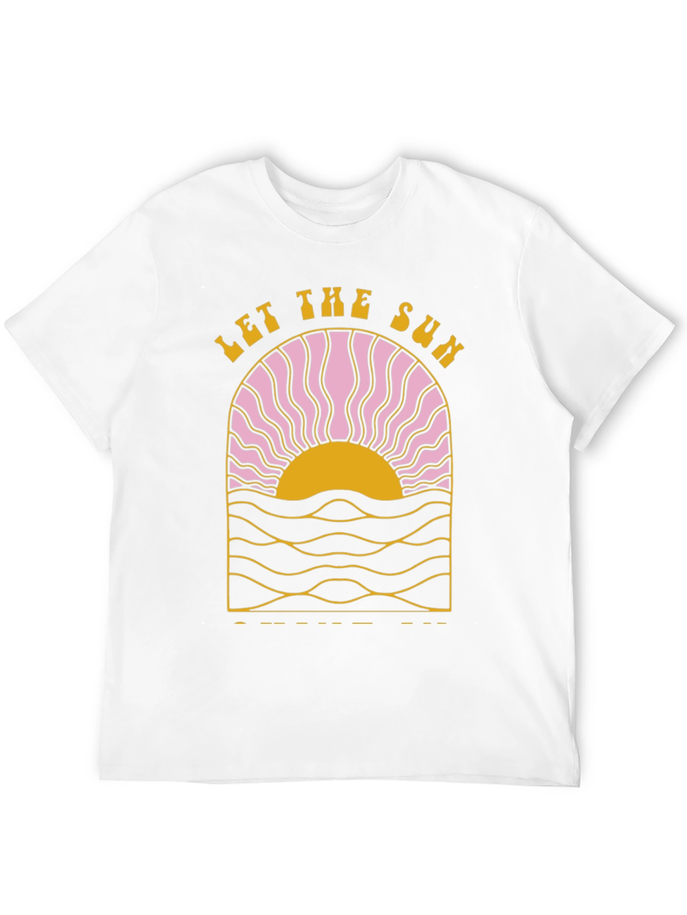 Let The Sun T-Shirt Black Graphic Tee