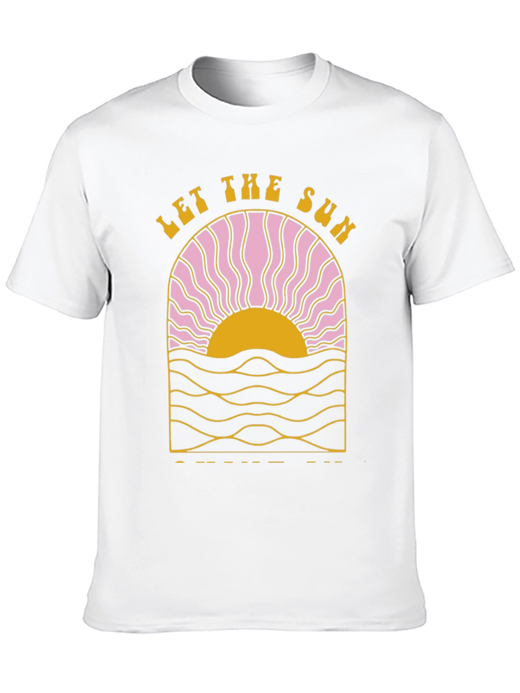 Let The Sun T-Shirt Black Graphic Tee