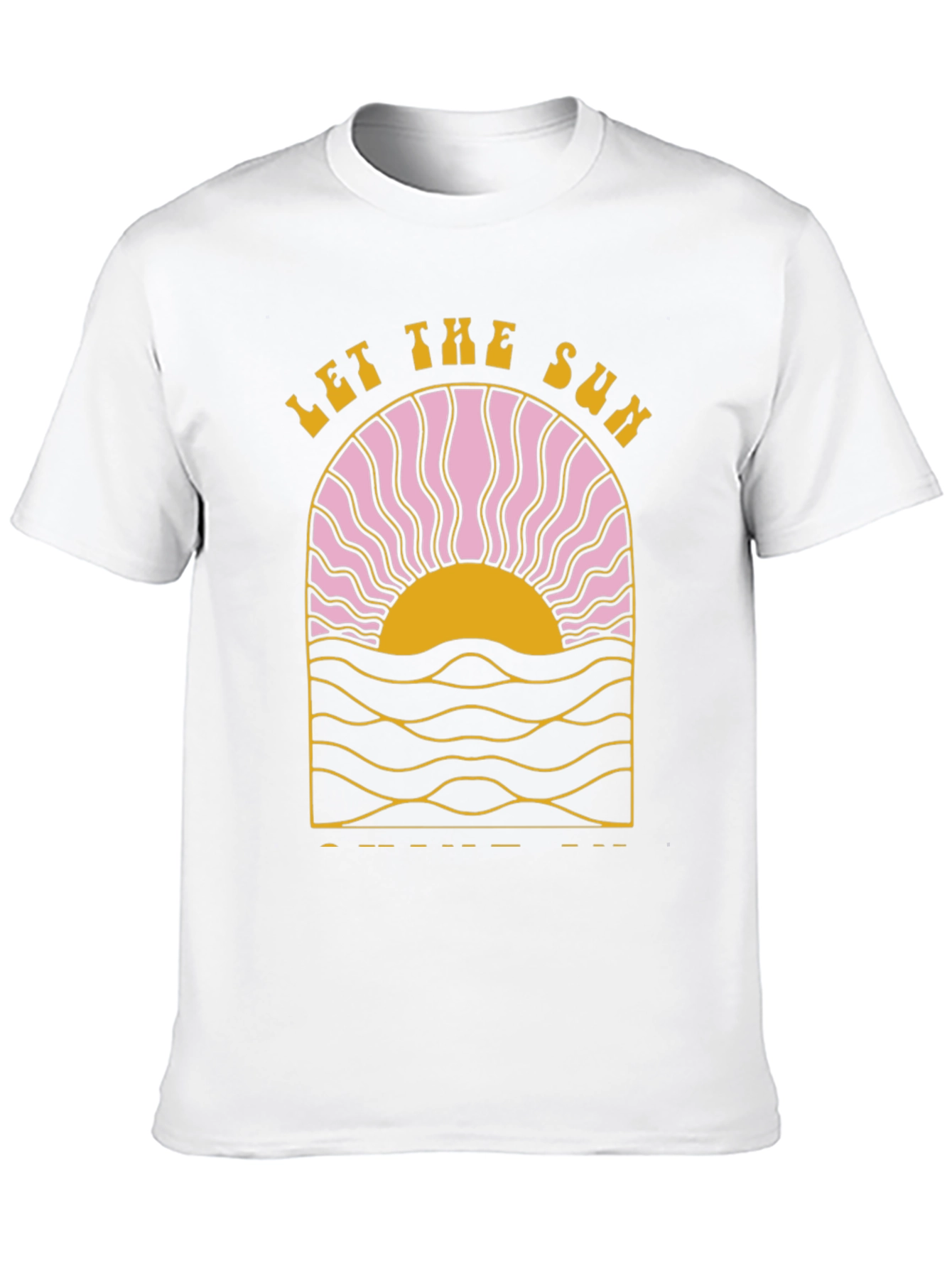 Let The Sun T-Shirt Black Graphic Tee