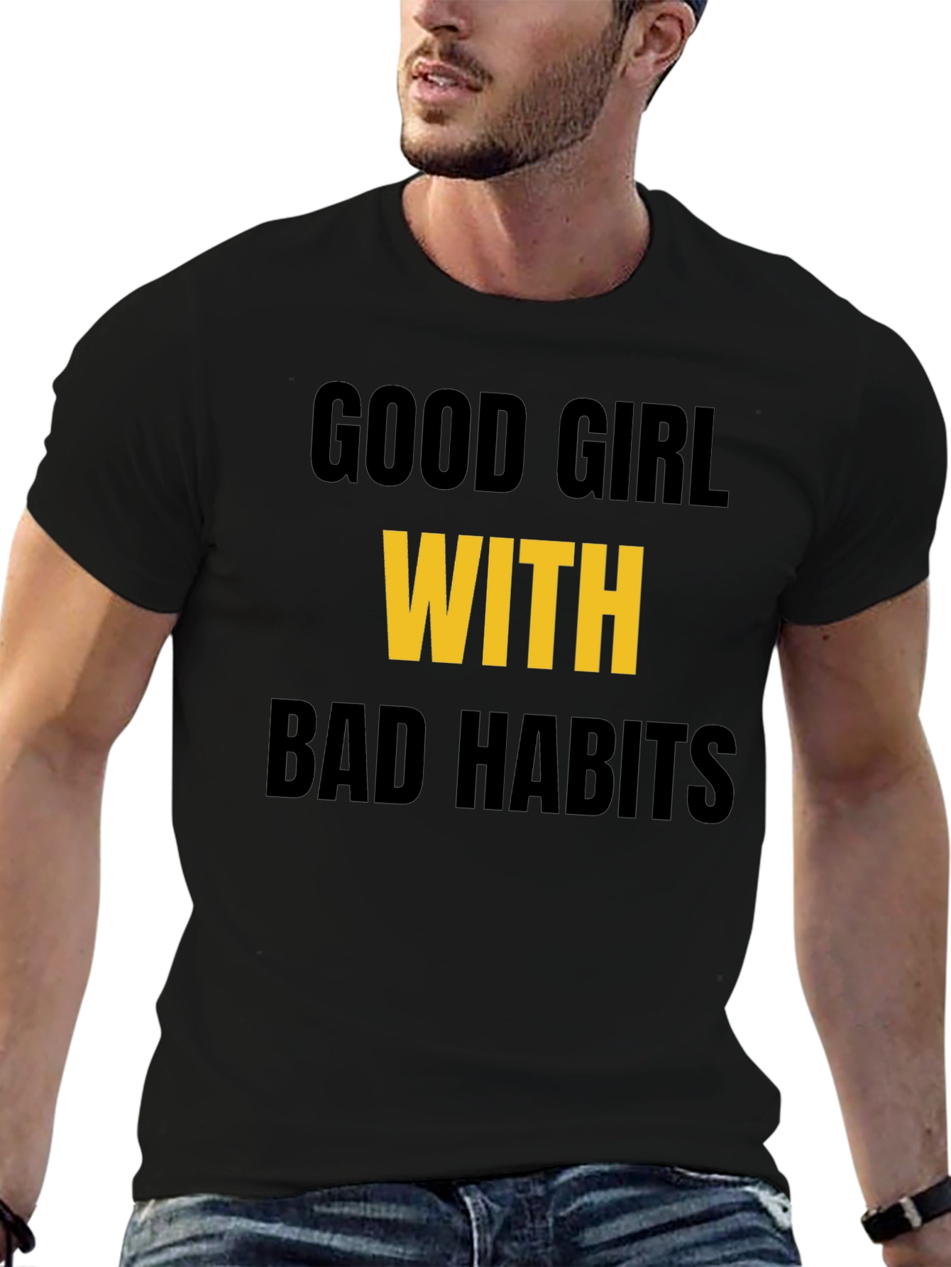 Good Girl With Bad Habits Graphic Tee