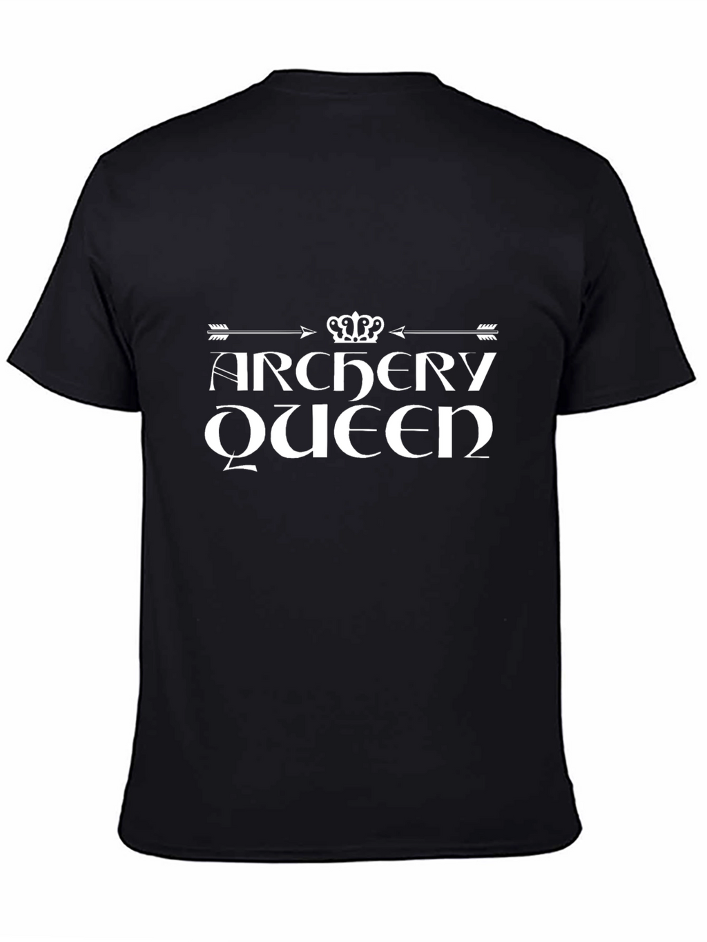 Archery Queen Black Graphic T-Shirt