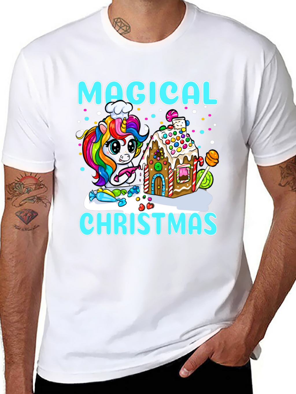 Magical Christmas Unicorn T-Shirt