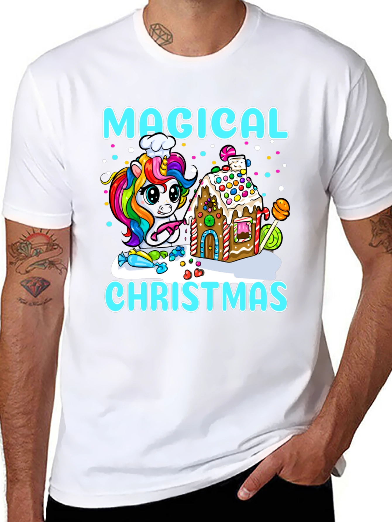 Magical Christmas Unicorn T-Shirt