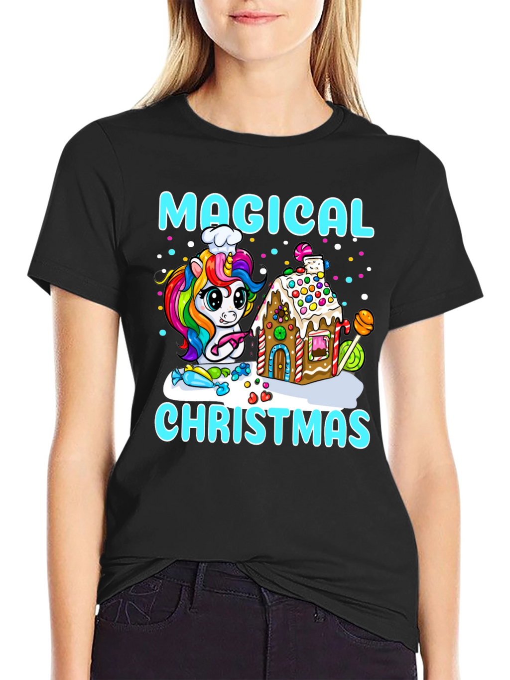 Magical Christmas Unicorn T-Shirt