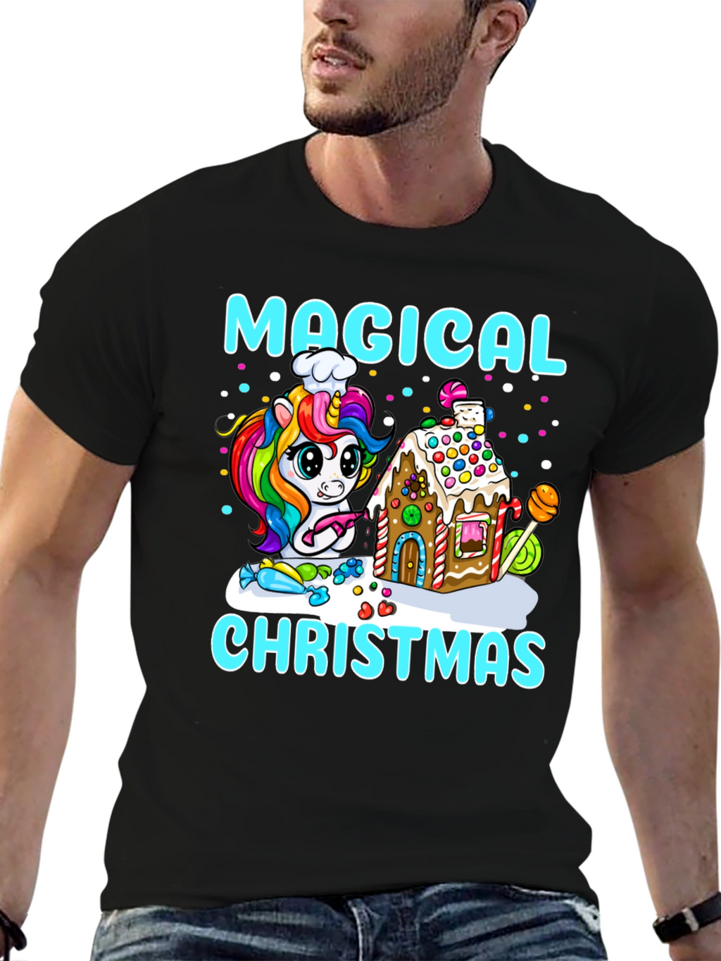 Magical Christmas Unicorn T-Shirt