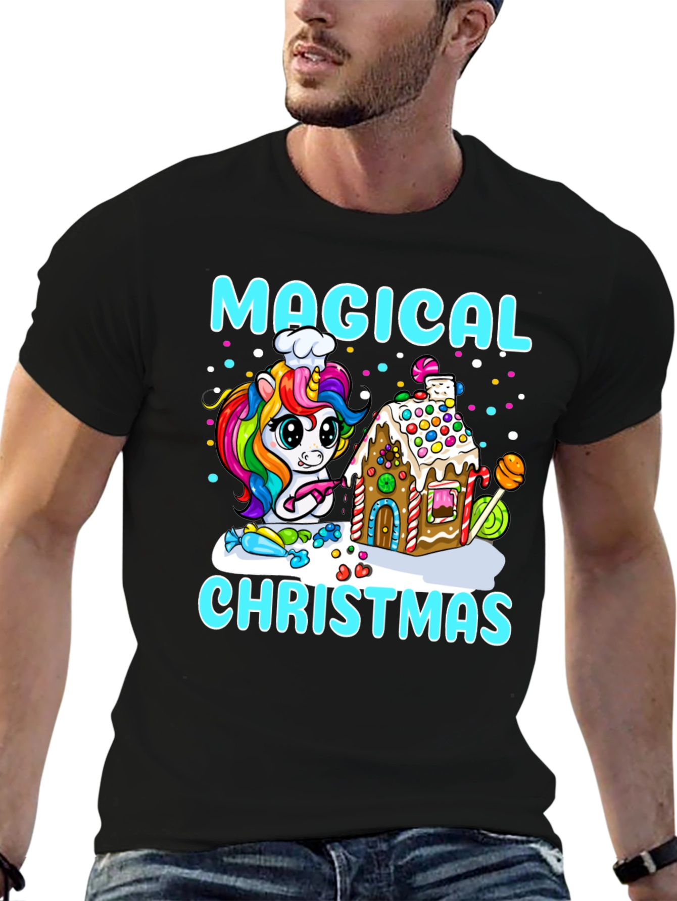 Magical Christmas Unicorn T-Shirt