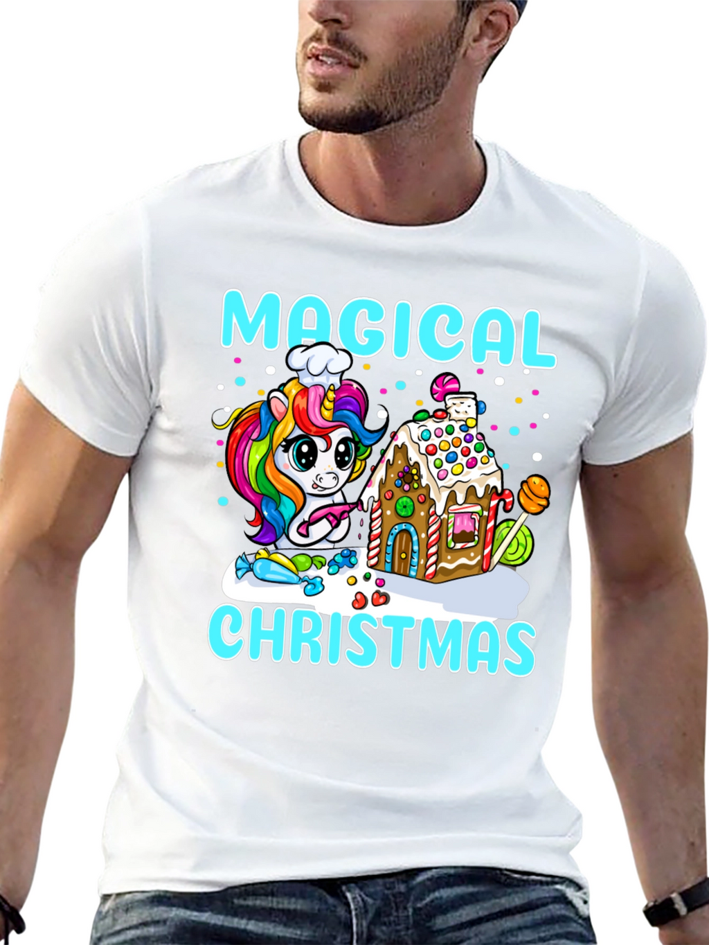 Magical Christmas Unicorn T-Shirt