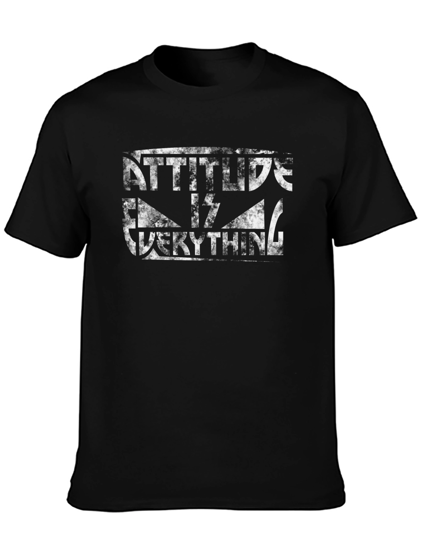 Attitude is Everything Graphic Tee - Black