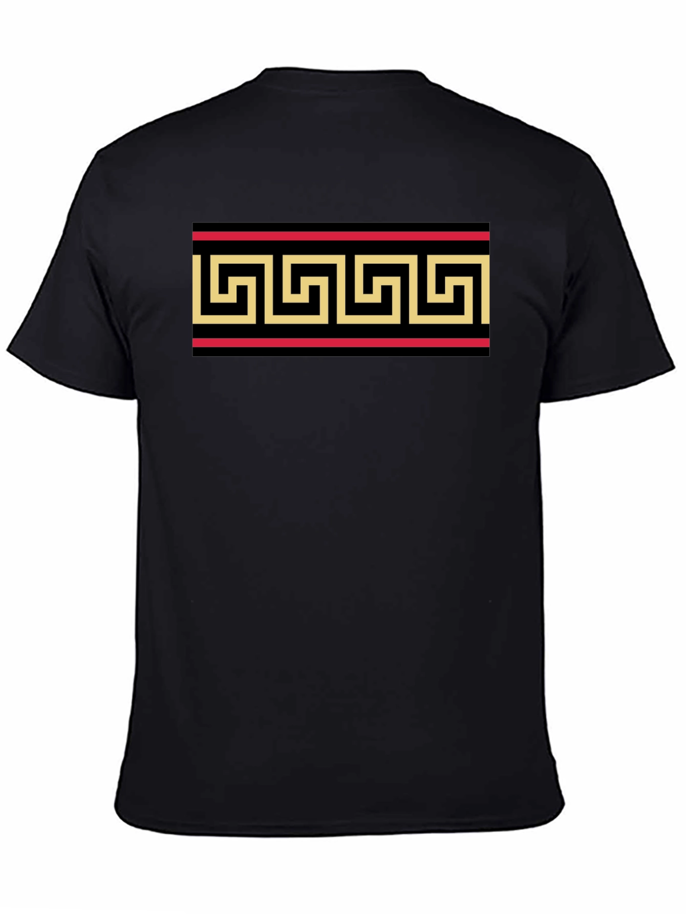 Greek Key Pattern T-Shirt - Classic Style