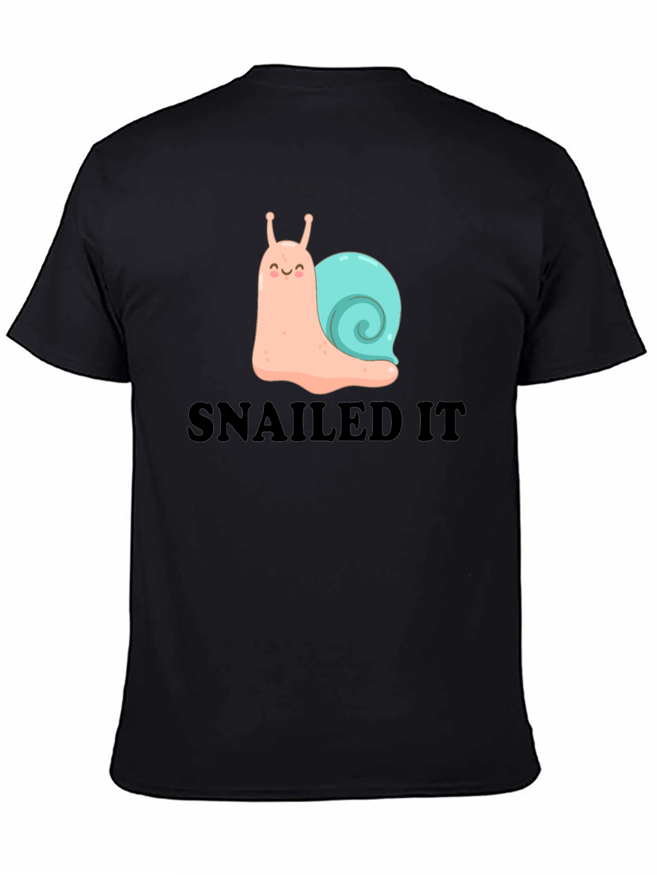 SNAILED IT Cute Snail Graphic T-Shirt