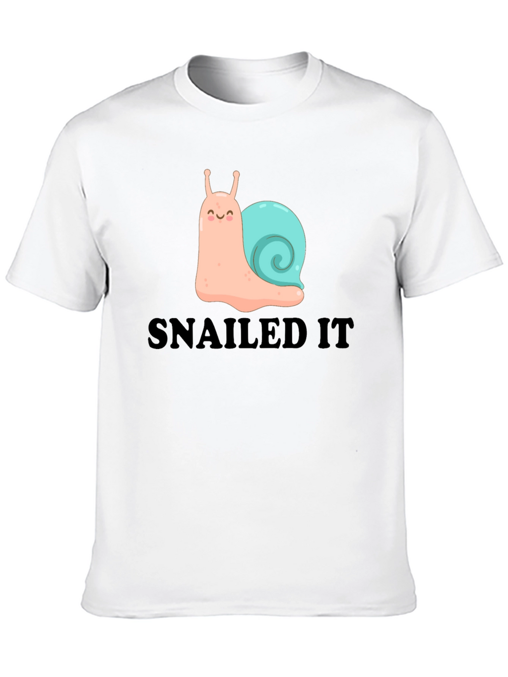 SNAILED IT Cute Snail Graphic T-Shirt