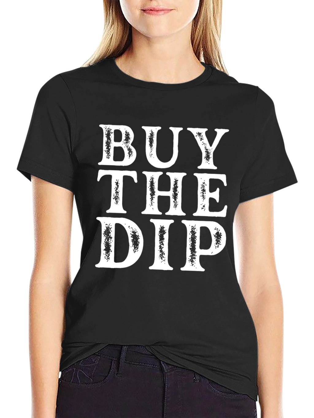 Buy the Dip Graphic Tee - Trendy Investment Shirt