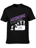 Ascending Heights Graphic Tee - Black Cotton Blend