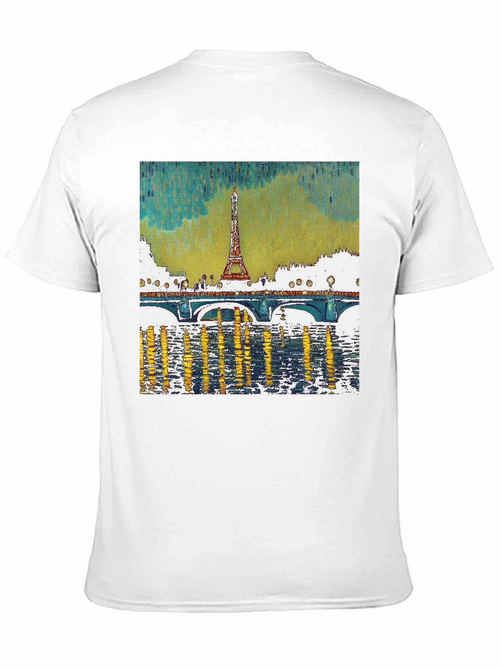 Paris Eiffel Tower Graphic Tee - Black