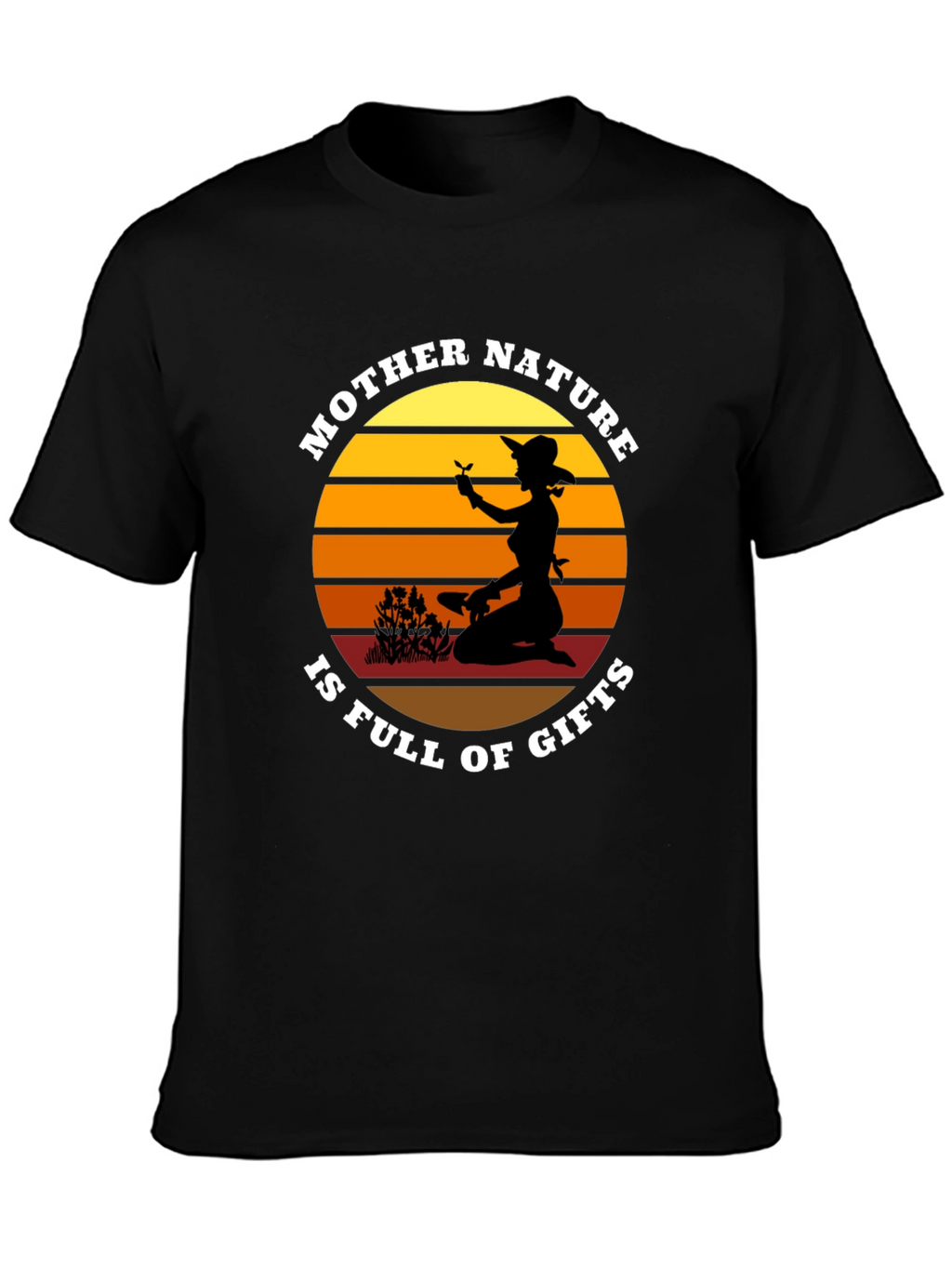 Mother Nature Gifts Graphic Tee - Black