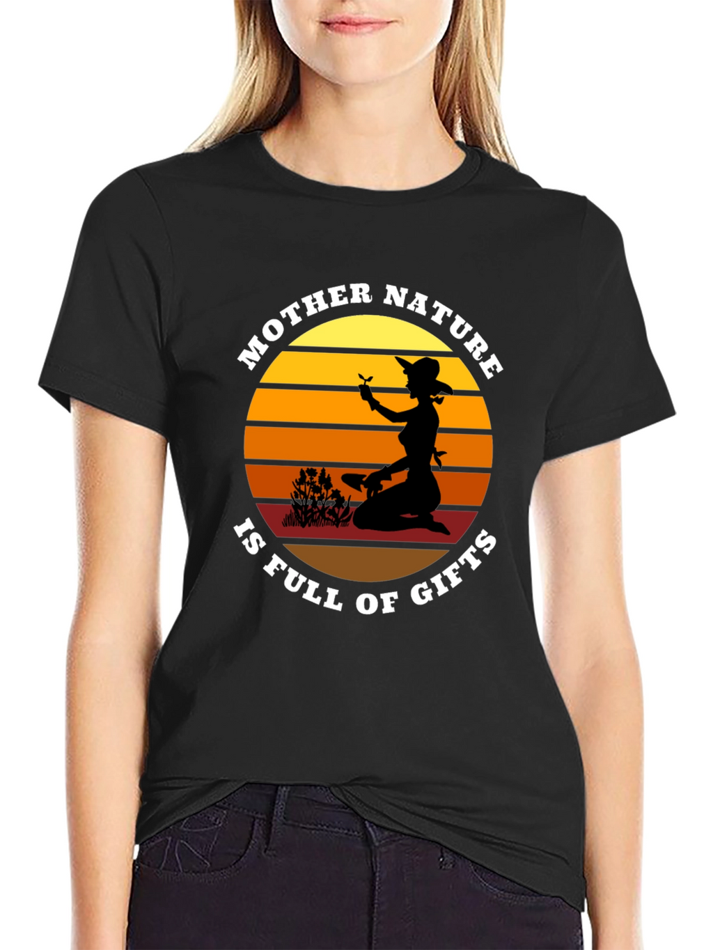 Mother Nature Gifts Graphic Tee - Black