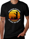Mother Nature Gifts Graphic Tee - Black