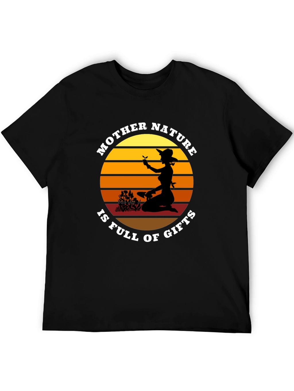 Mother Nature Gifts Graphic Tee - Black