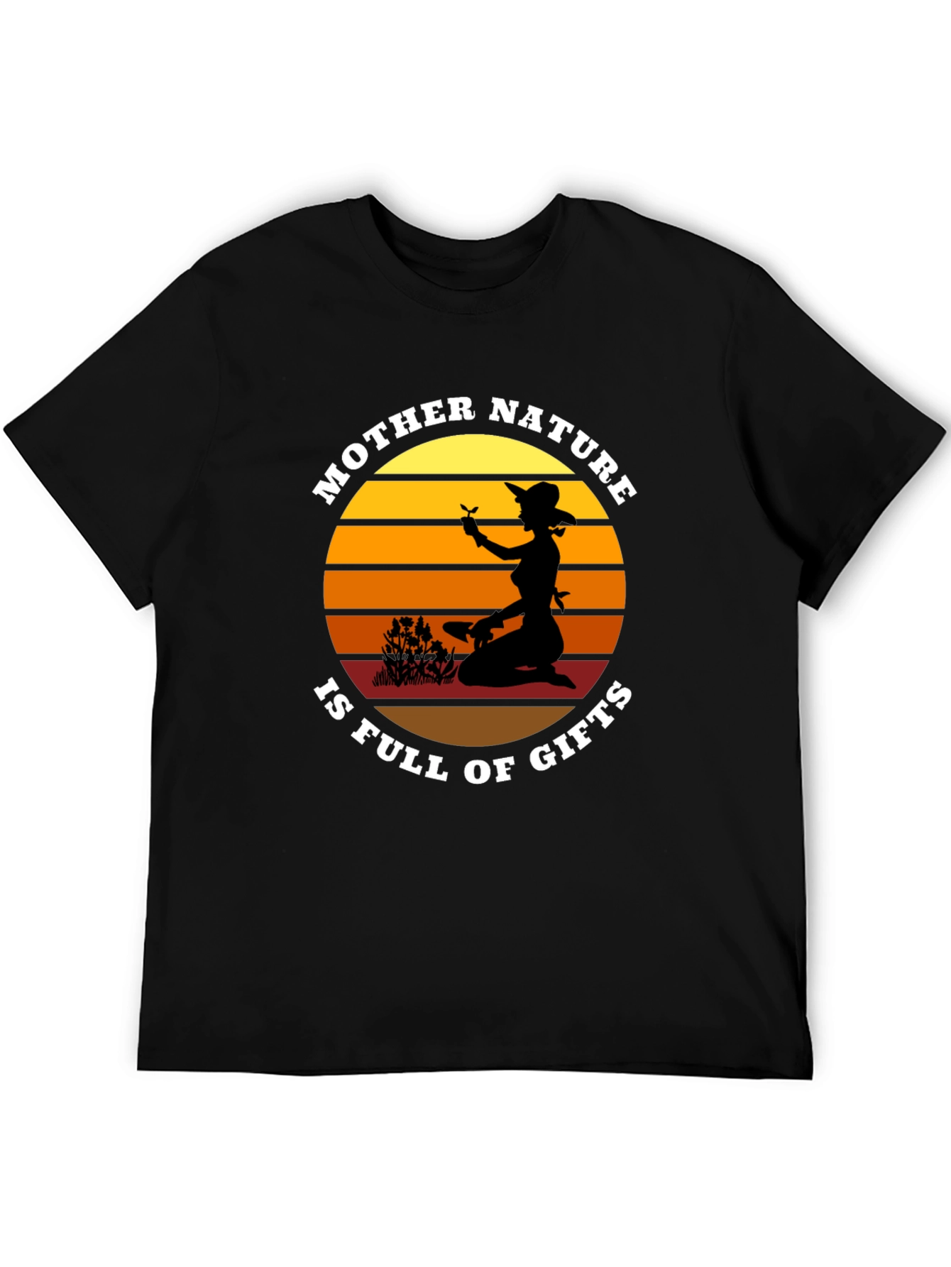 Mother Nature Gifts Graphic Tee - Black
