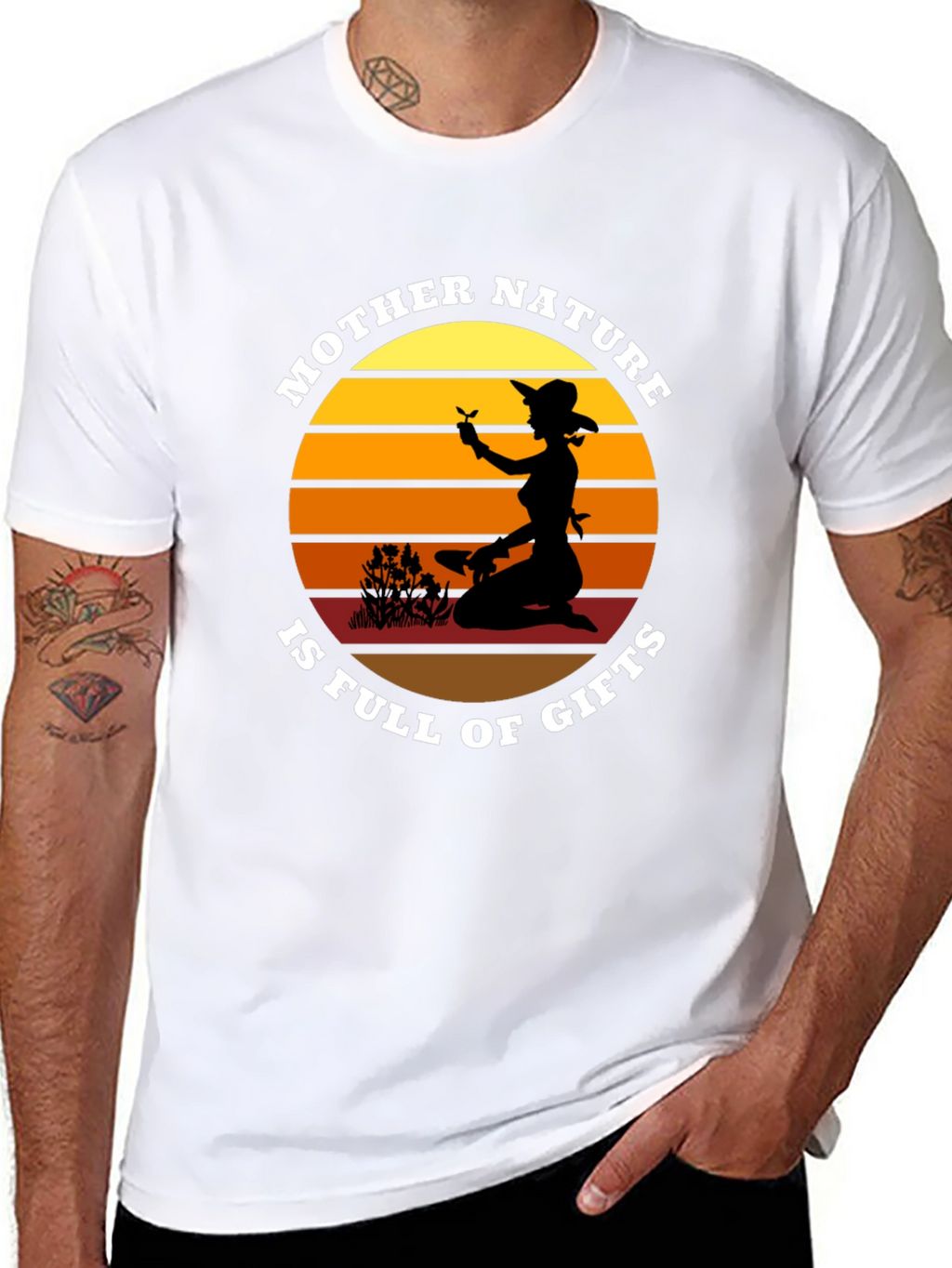 Mother Nature Gifts Graphic Tee - Black