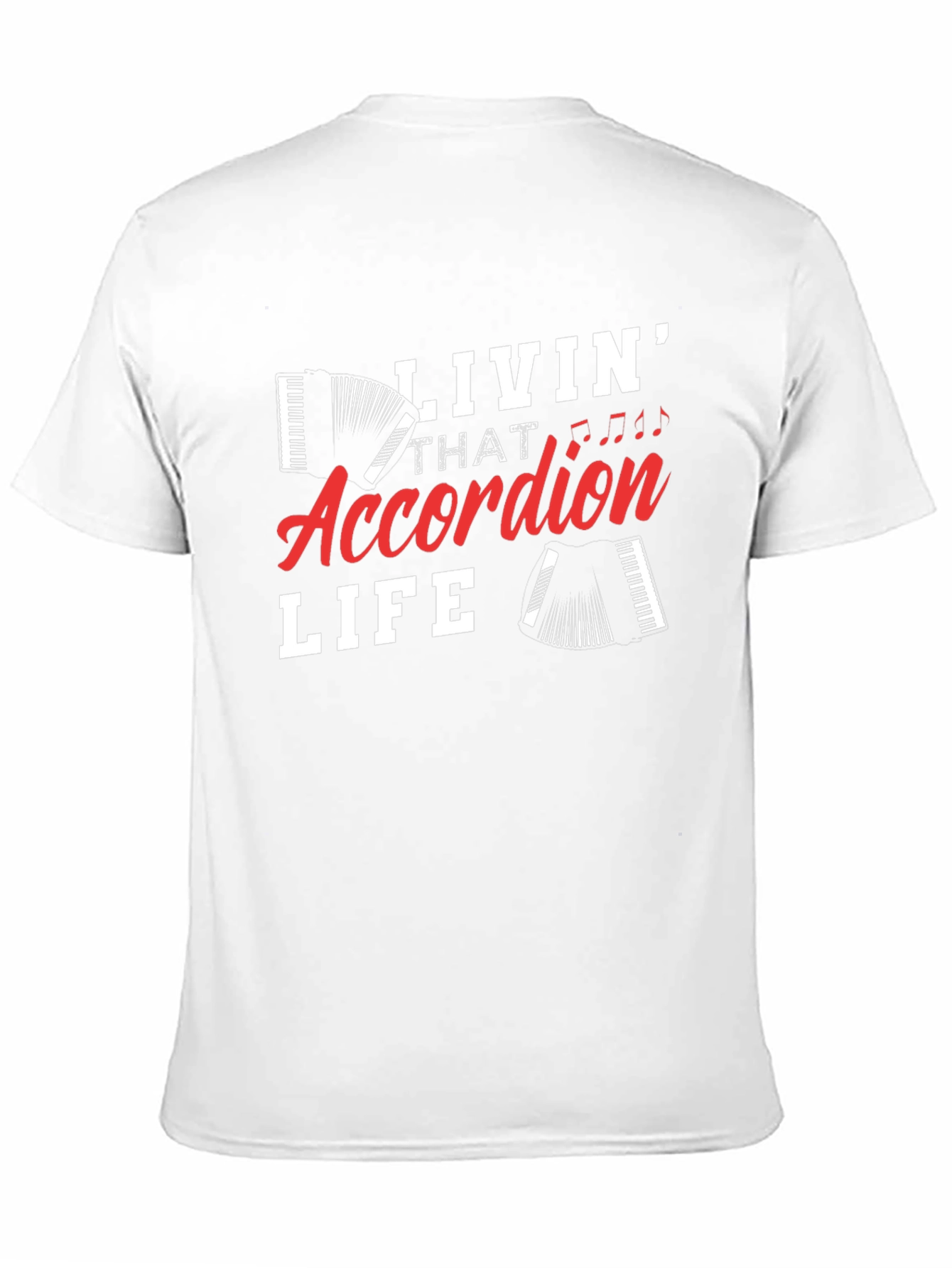 Accordion Life Graphic Tee - Musician T-Shirt