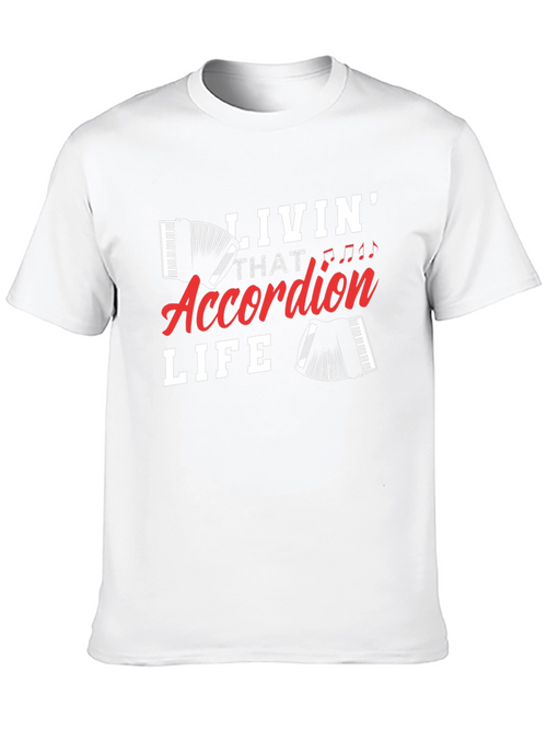 Accordion Life Graphic Tee - Musician T-Shirt