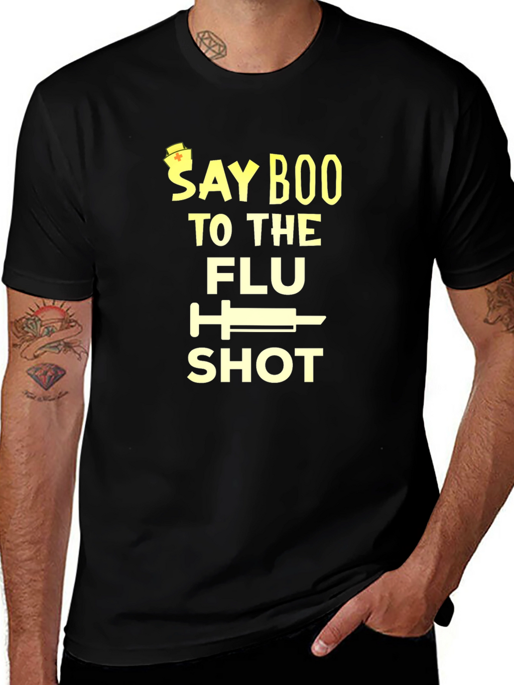 Say Boo To The Flu Shot T-Shirt