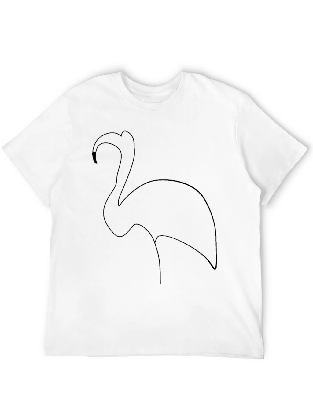 Black Flamingo Graphic Tee - Casual Style