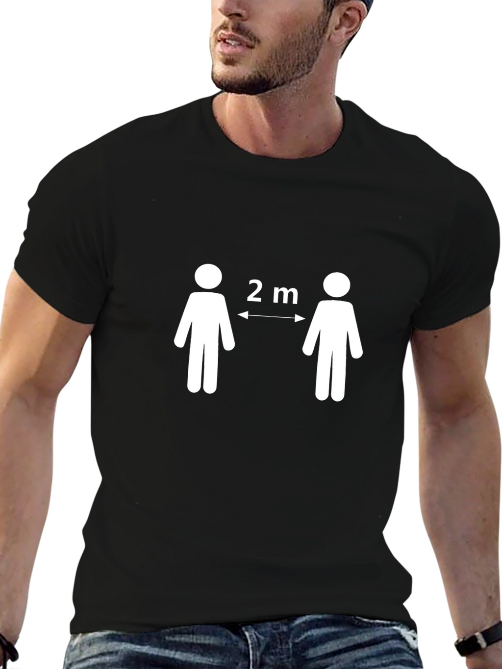Social Distance Graphic Tee - Stay Safe