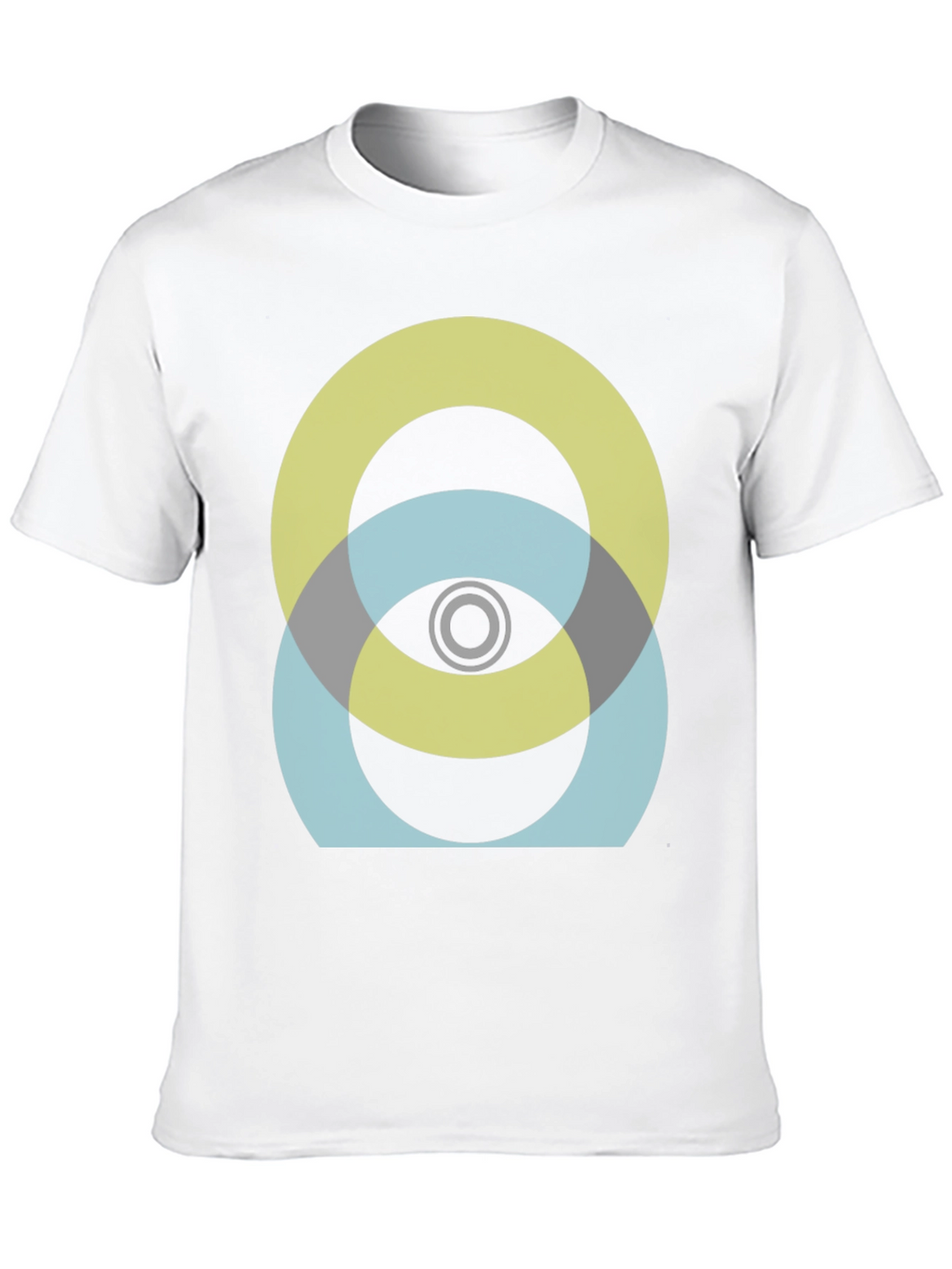 Abstract Circles Graphic Tee - Modern Design