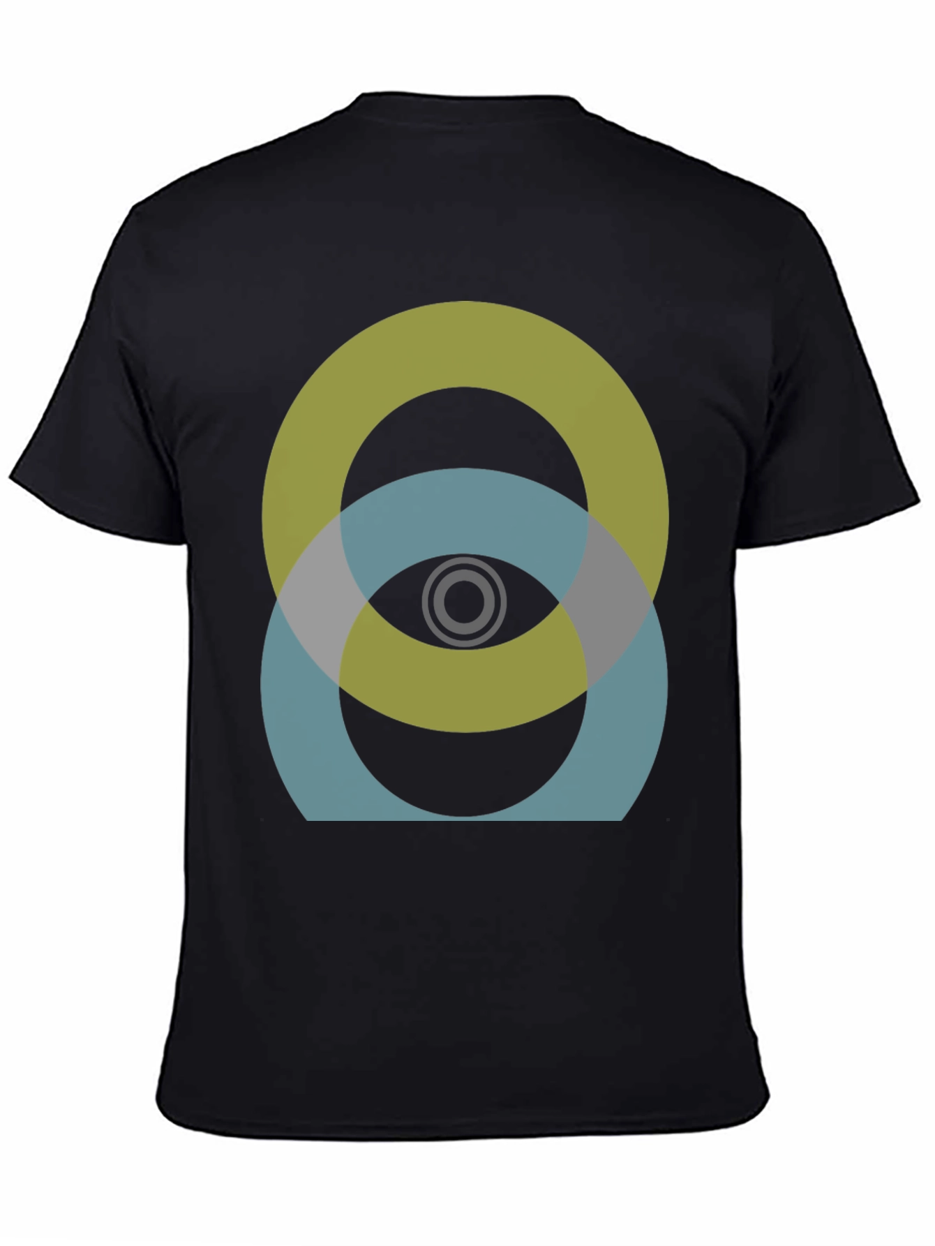 Abstract Circles Graphic Tee - Modern Design