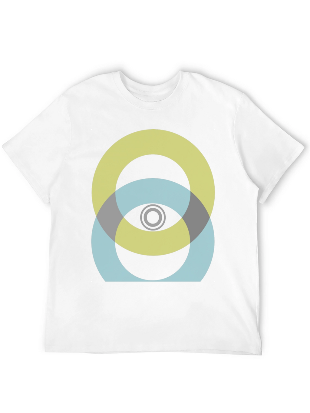 Abstract Circles Graphic Tee - Modern Design
