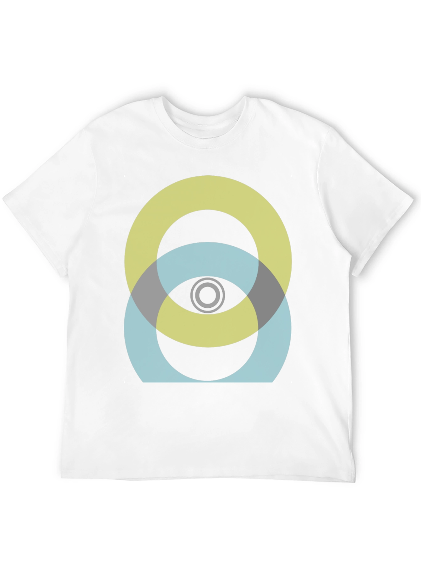 Abstract Circles Graphic Tee - Modern Design