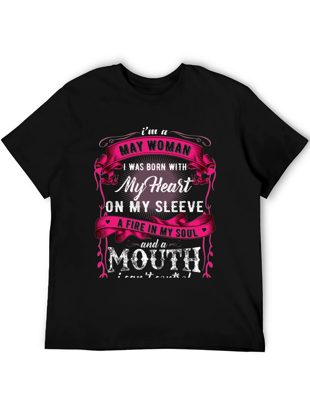 May Woman T-Shirt - Heart on Sleeve