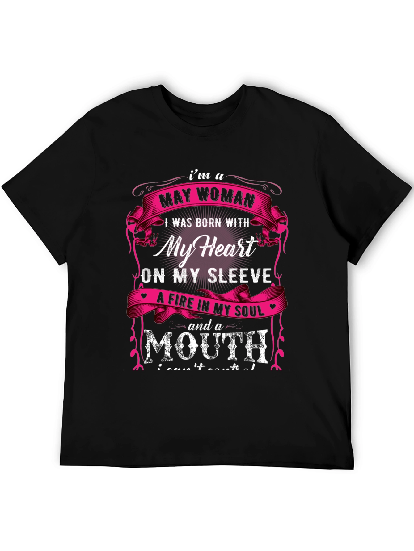 May Woman T-Shirt - Heart on Sleeve