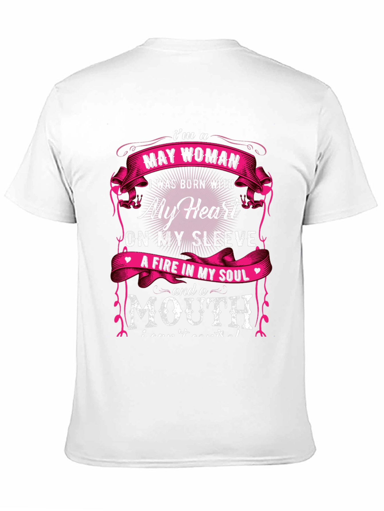 May Woman T-Shirt - Heart on Sleeve